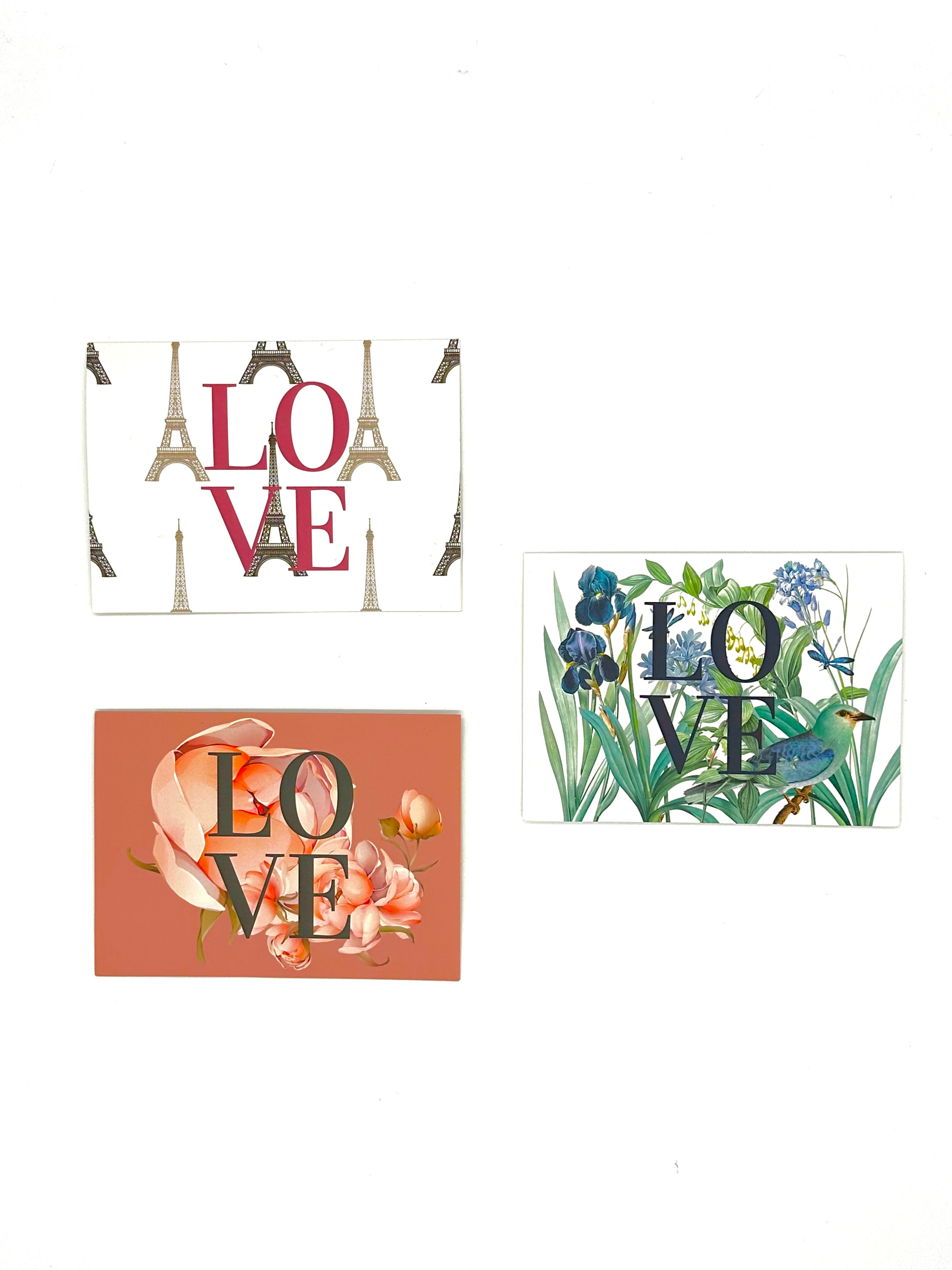LOVE Trio Set Note Cards