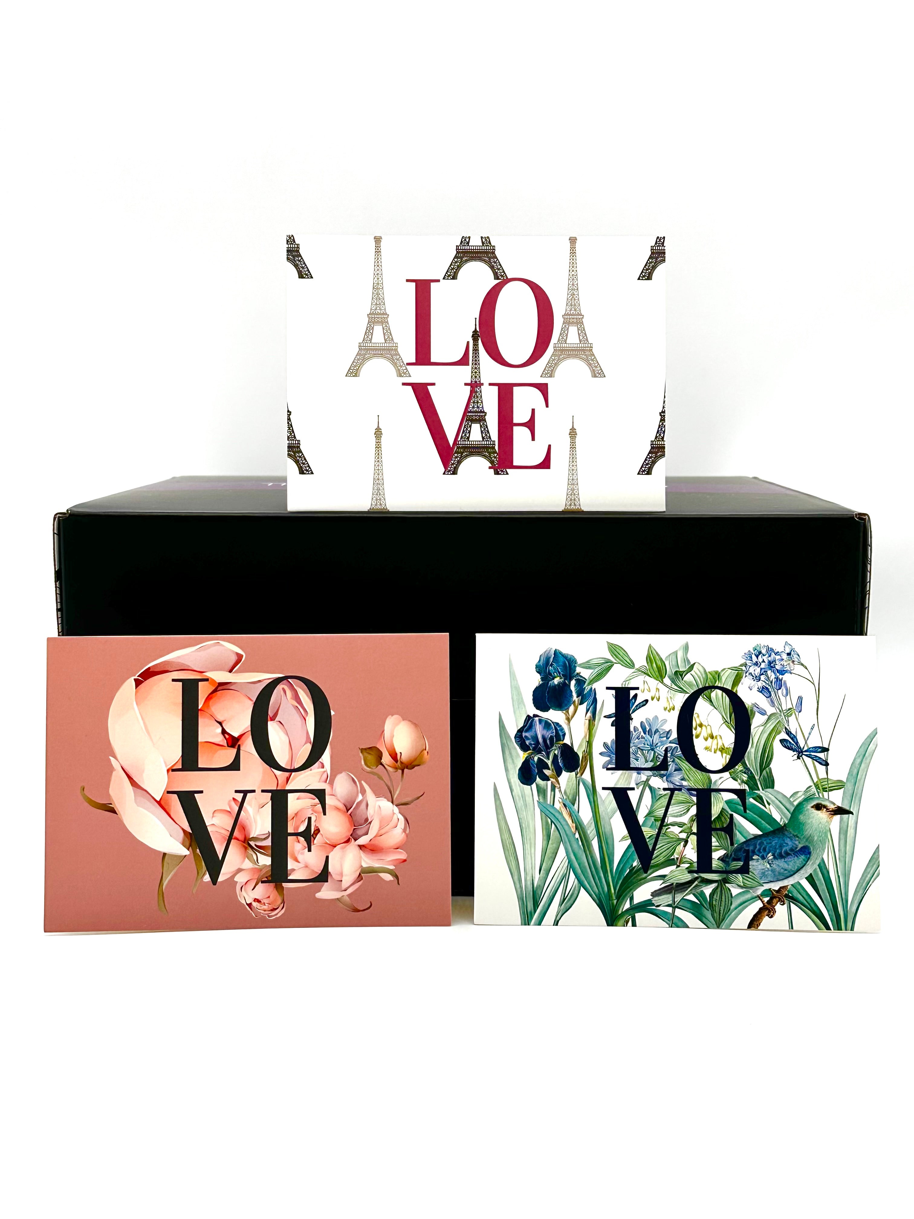 LOVE Trio Set Note Cards