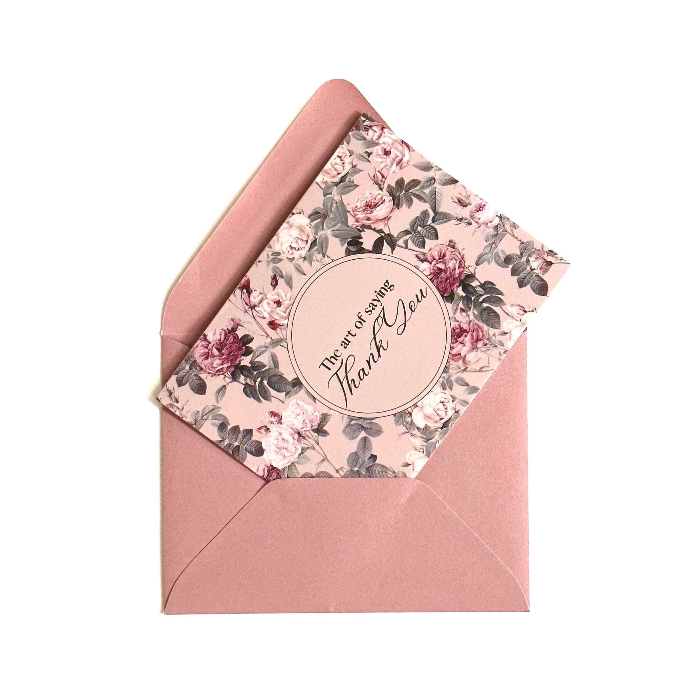 Rose Indulgence Thank You Cards