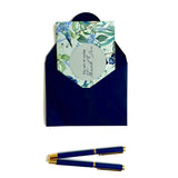 Greeting Set - Mint Blue Birds