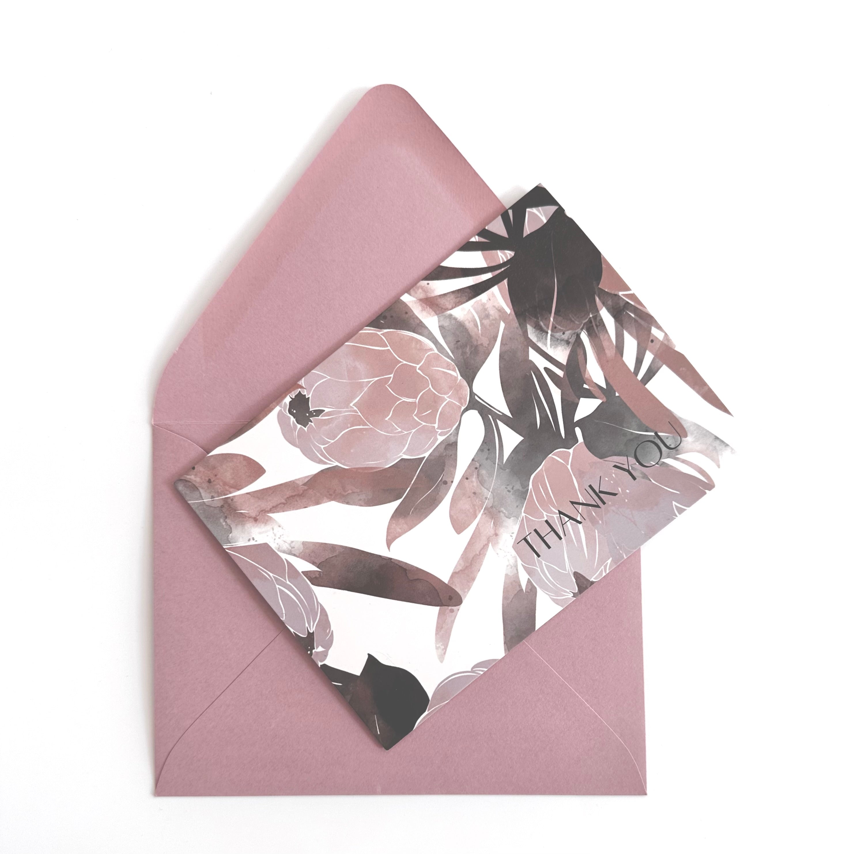 Mist Thank You Cards