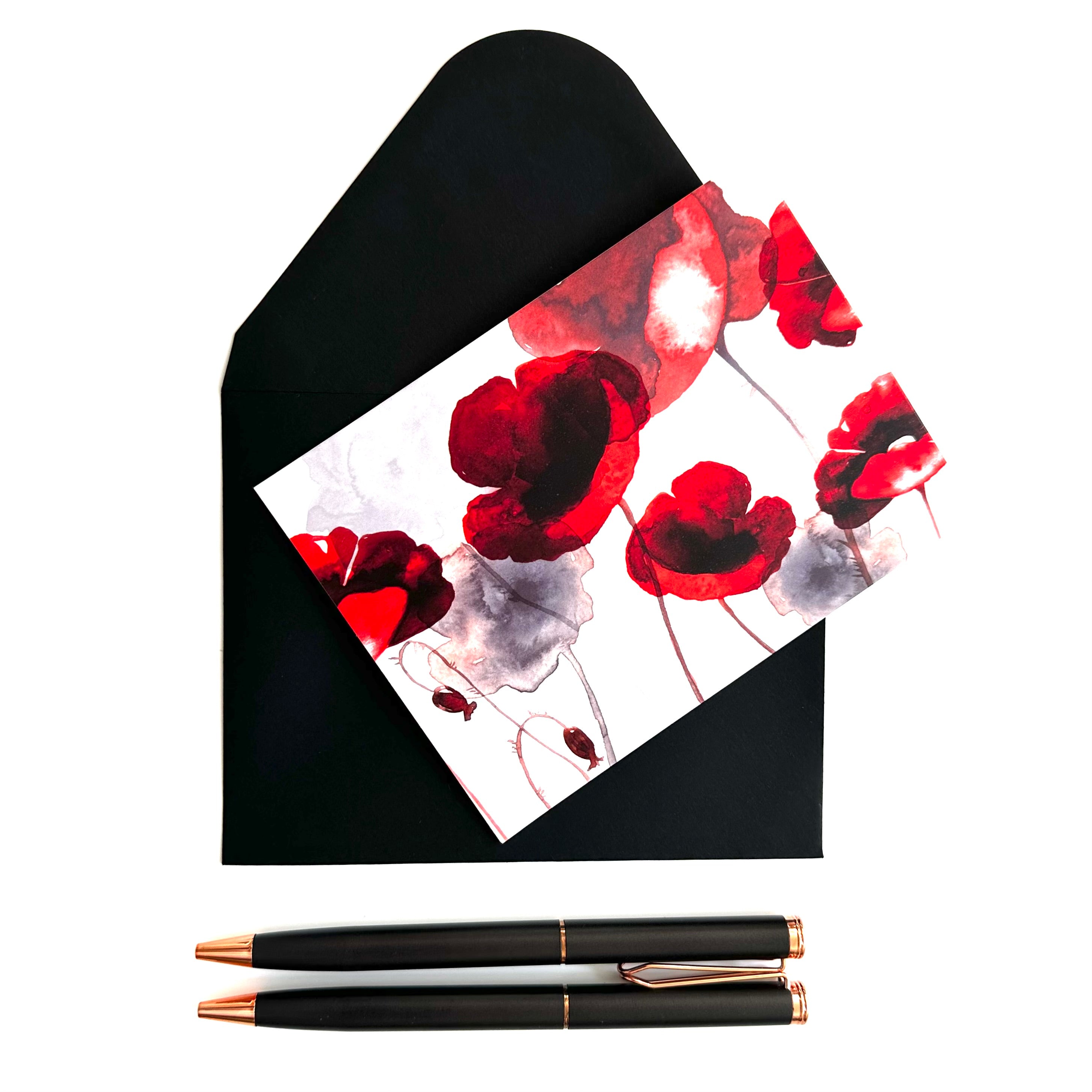 Red Perennial Greeting Set