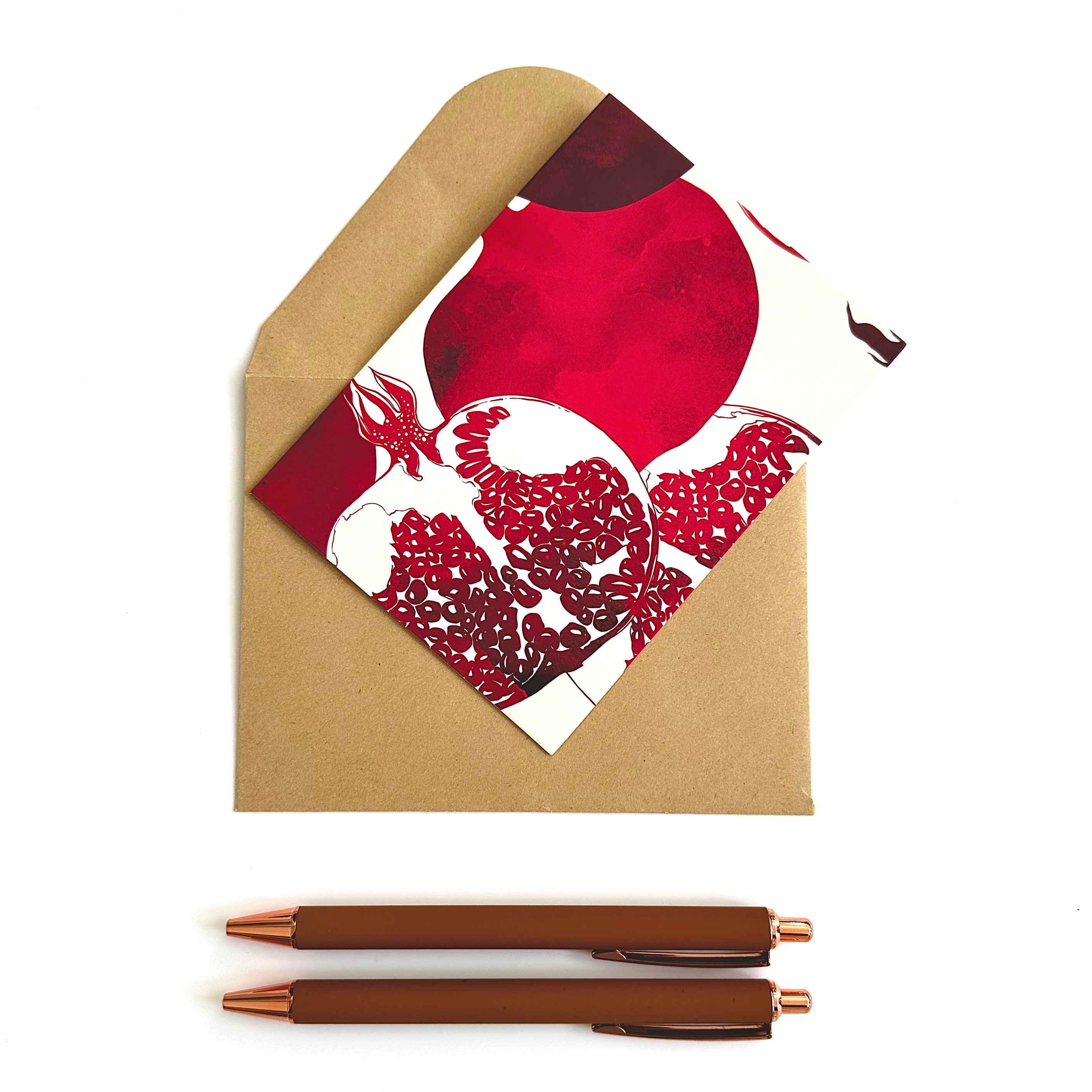 Pomegranate Greeting Set